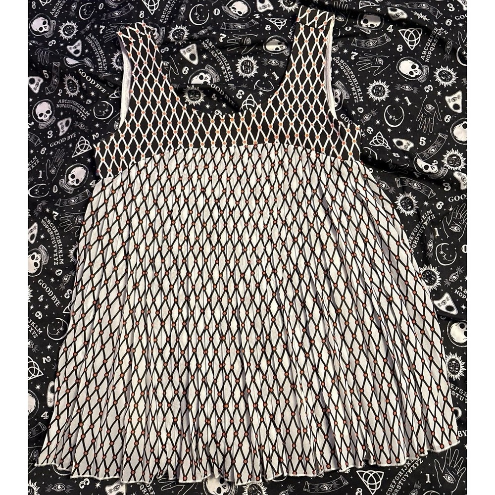 Deletta Anthropologie‎ Women's Pleated Geometric Tank Top, XS